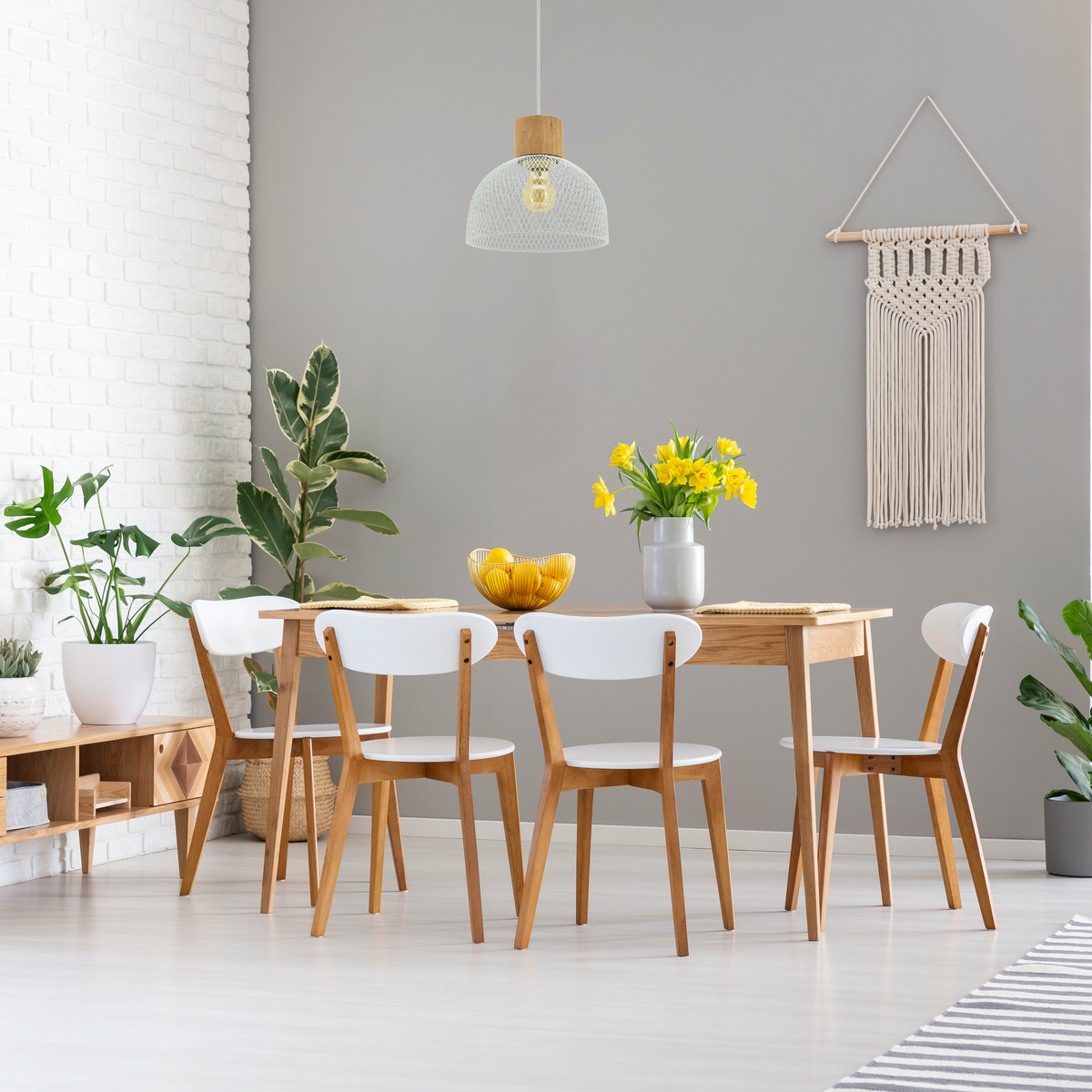 SEYNAVE Suspension Bedwood Blanc et brun