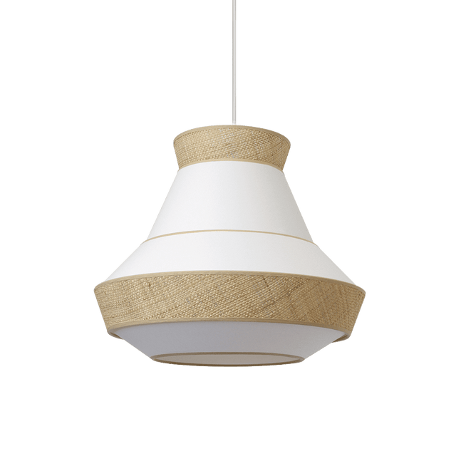 SEYNAVE Suspension KORALI coloris blanc et brun 38 x 45 cm