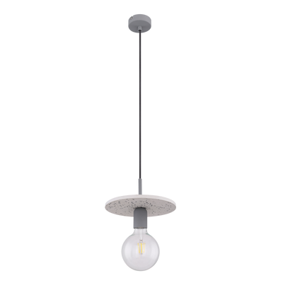 Suspension Edmund Gris et blanc