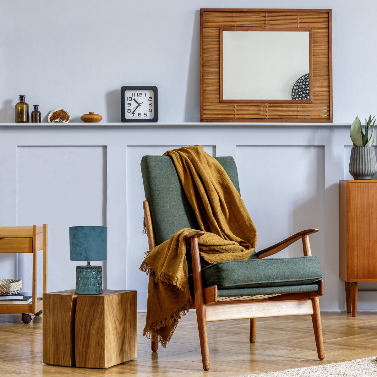 Lampe à poser Beauty Bleu