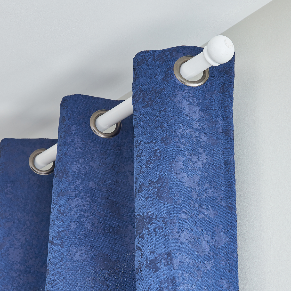 Rideau Pyrrha Bleu outremer