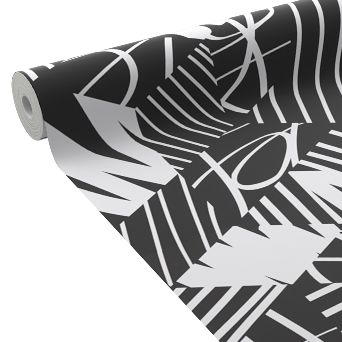 4MURS Papier peint intissé Blaize Noir léger