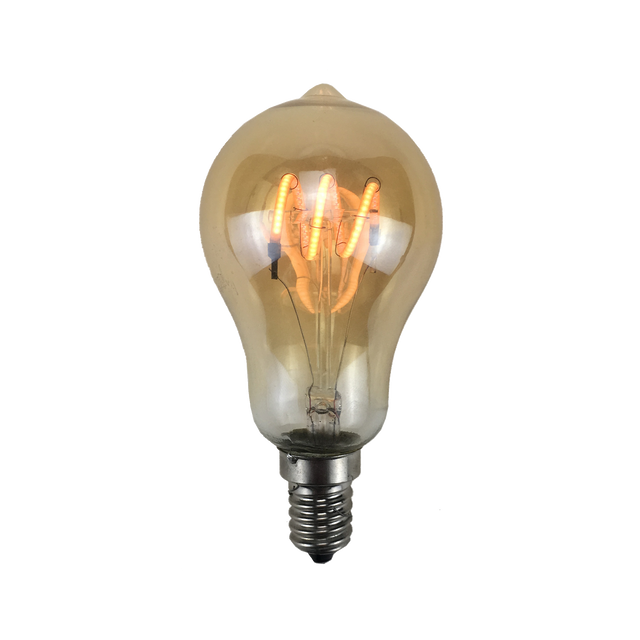 Ampoule LED GLOBE AMBRÉ FILAMENT 25W E14 jaune 9,6 x 4,8 cm