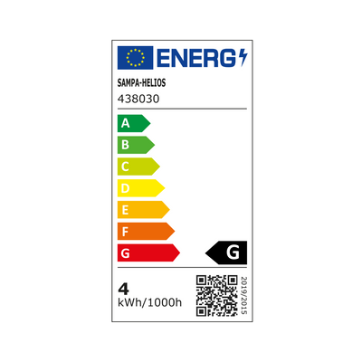 Ampoule Led globe xl amber e27 20 cm Jaune