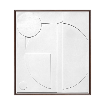 4MURS Tableau Danae Blanc et noyer