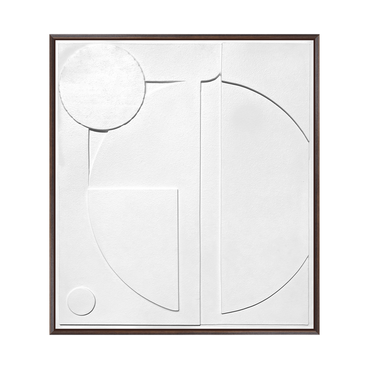 4MURS Tableau Danae Blanc et noyer