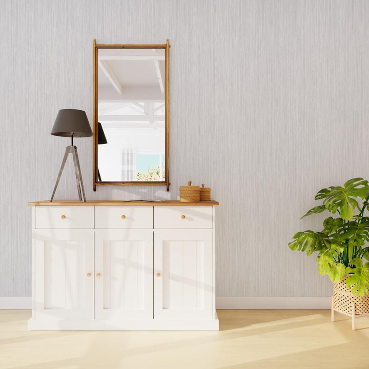 Papier peint intissé Marianne Gris perle