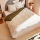 4MURS Parure de lit en percale de coton Gabriel Vert