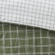 4MURS Parure de lit en percale de coton Gabriel Vert