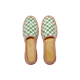 PAYOTE Espadrilles Dame yeah 44 Vert olivier galon rose corail