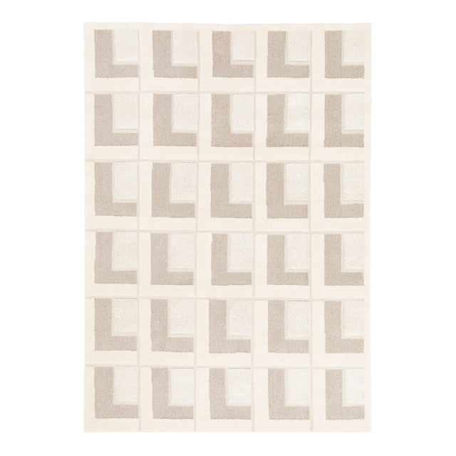 Tapis KLEIA coloris beige 120 x 170 cm