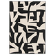 Tapis extérieur Ato Noir/beige