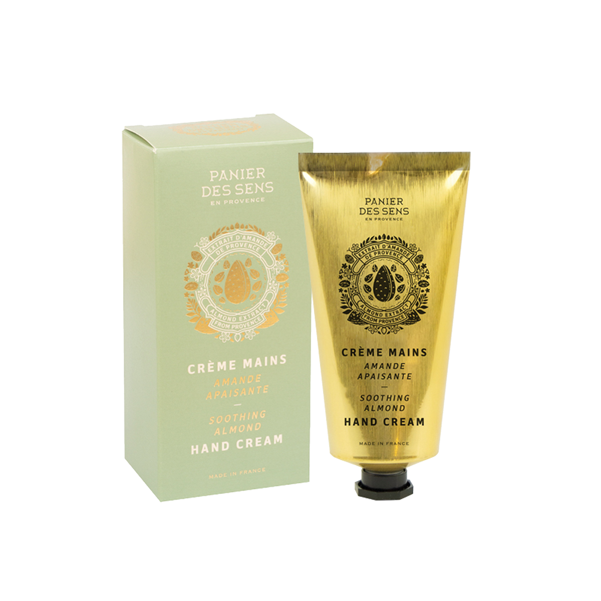 PANIER DES SENS Crème mains Amande apaisante Orange Amande 75ML