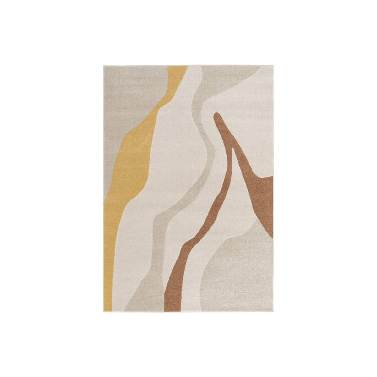 Tapis Marmo Brun/jaune