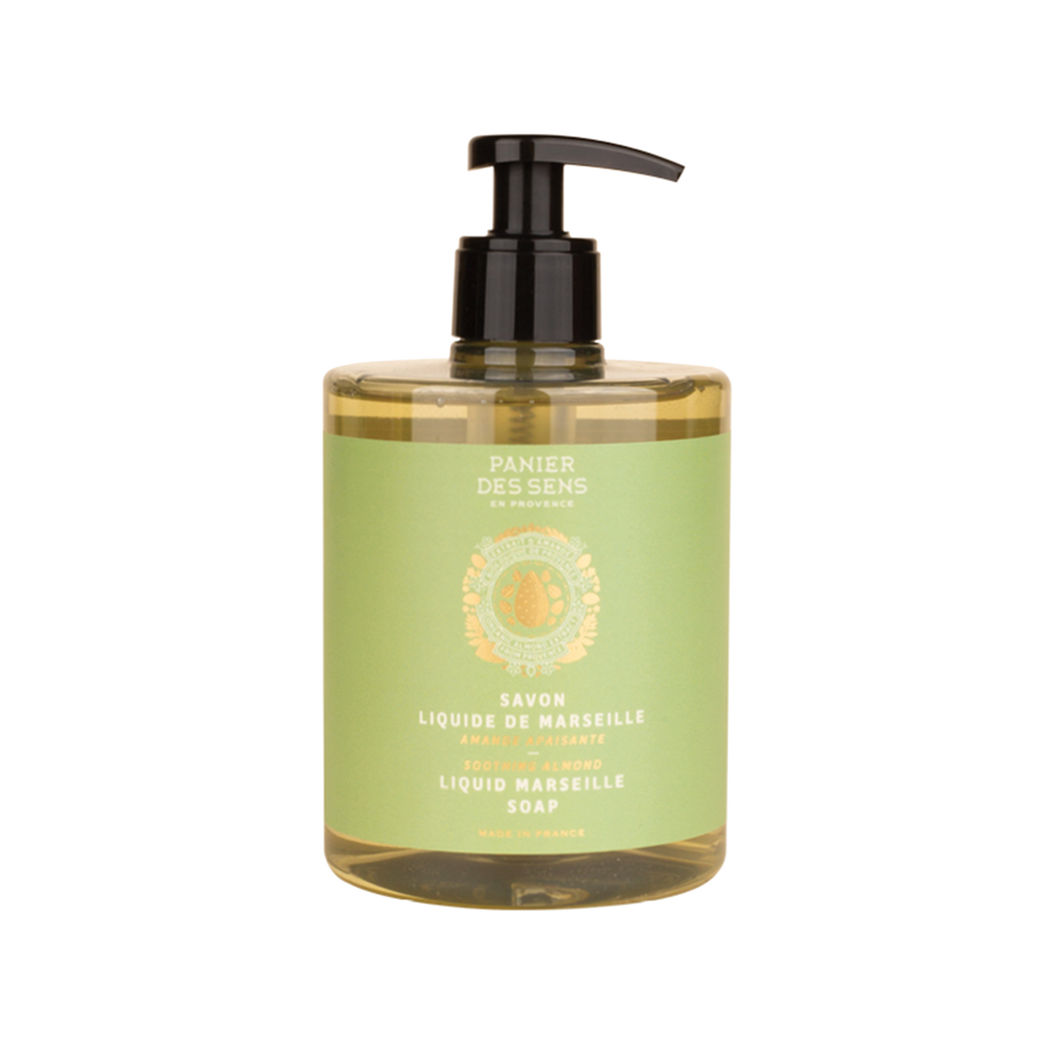PANIER DES SENS Savon liquide Amande apaisante Vert Amande 500ML