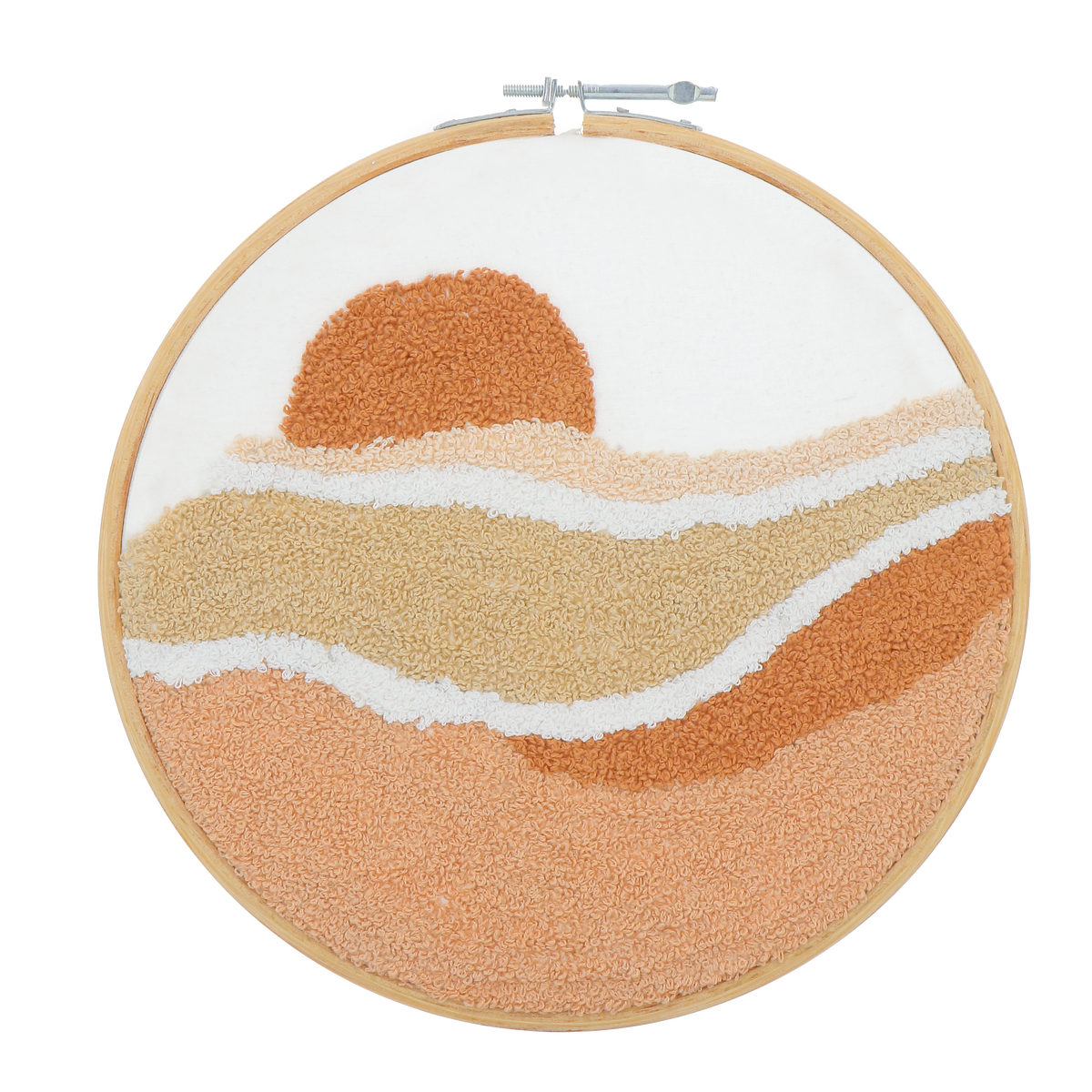 4MURS Déco murale Punch needle chemin des dunes Terracotta