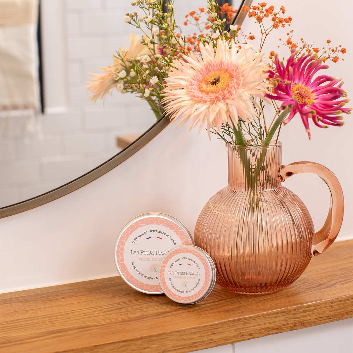 LES PETITS PRÖDIGES Baume multi-usages Magique Rose Fleur de coton 30ML