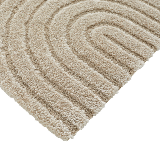 Tapis MANSO coloris beige 160 x 230 cm