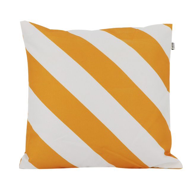 Coussin ZENO coloris jaune 45 x 45 cm