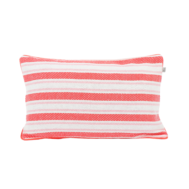 Coussin RUSSO coloris rouge 30 x 50 cm