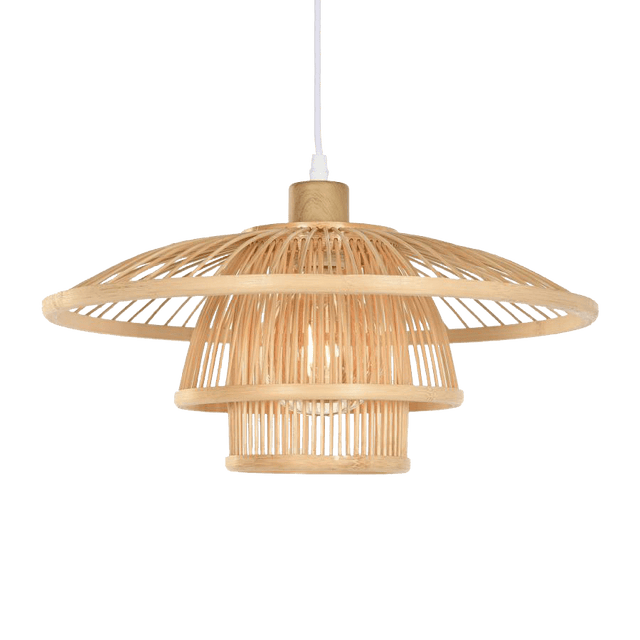 Suspension MYRIADE coloris bois 17 x 40 cm