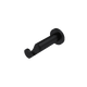 Support barre à rideau Zen Noir mat Mat