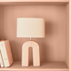 Lampe à poser Osiris Beige rosé