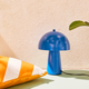 Lampe champignon Silo Bleu franc