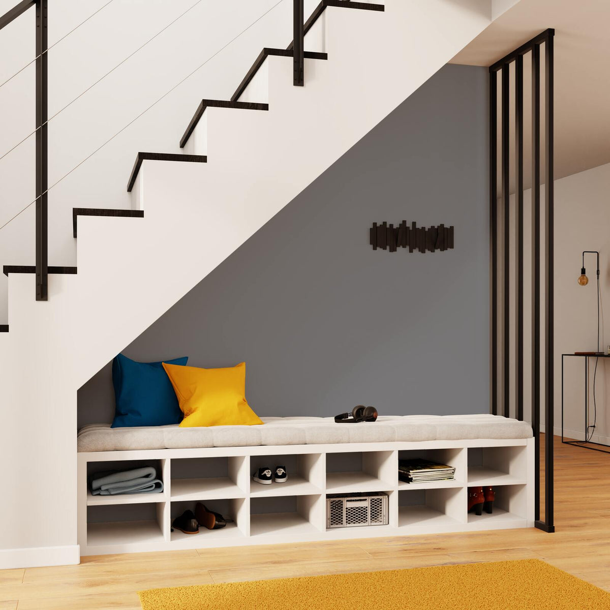 4MURS Papier peint intissé Opal Gris béton Lisse