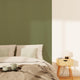 4MURS Papier peint intissé Opal Vert olive Lisse