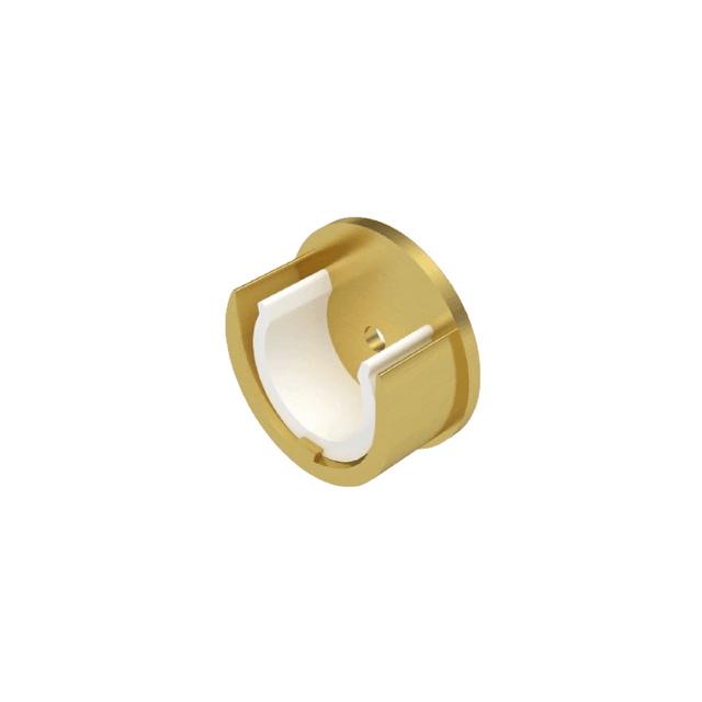 Naissance TROMPETTE laiton mat diamètre barre 2,8 cm