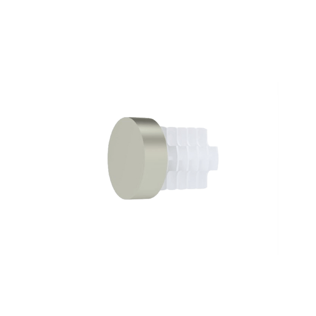 Embout ZEN coloris nickel givré