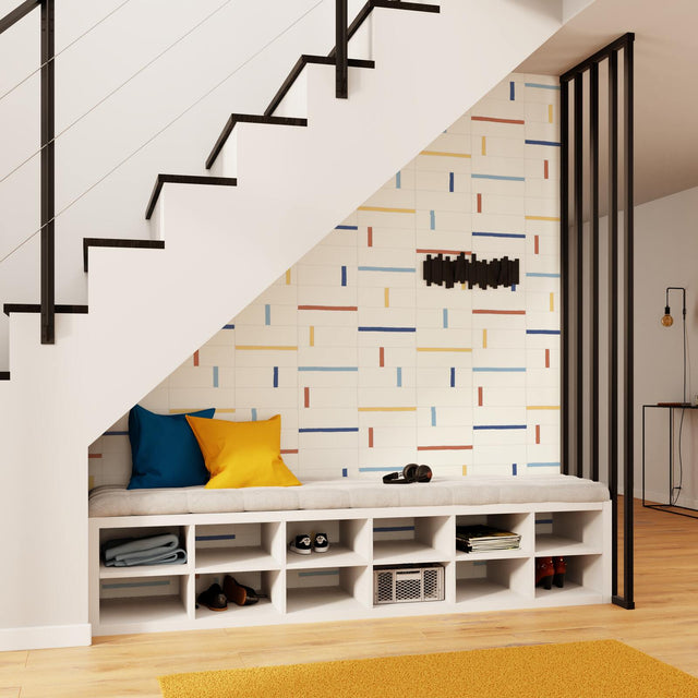 4MURS Papier peint intissé METROPOLIS coloris multicolore