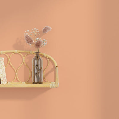 4MURS Papier peint intissé Opal Pink pêche Lisse