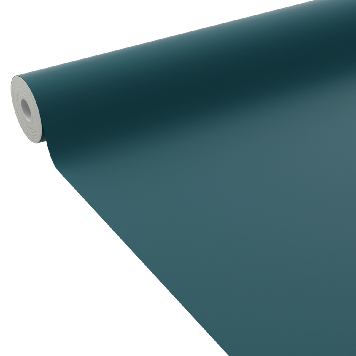 4MURS Papier peint intissé Opal Bleu paon Lisse