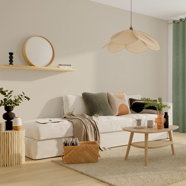 4MURS Papier peint intissé OPAL coloris beige naturel