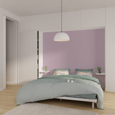 4MURS Papier peint intissé Opal Parme Lisse