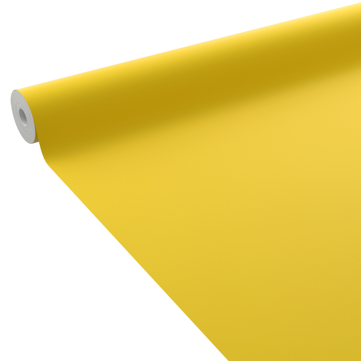4MURS Papier peint intissé Opal Jaune citron Lisse