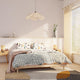 4MURS Papier peint intissé Opal Blanc coton Lisse