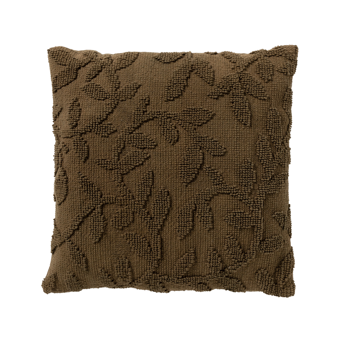 Coussin Mira Brun chocolat