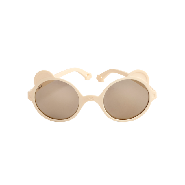 KI ET LA Lunettes de soleil OURS coloris Crème - 1 à 2 ans