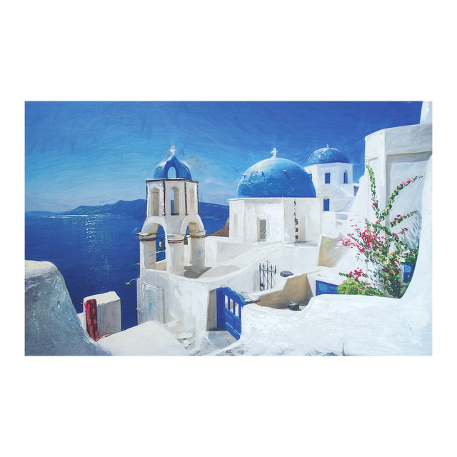 4MURS Toile peinte SANTORINI 80 x 50 cm