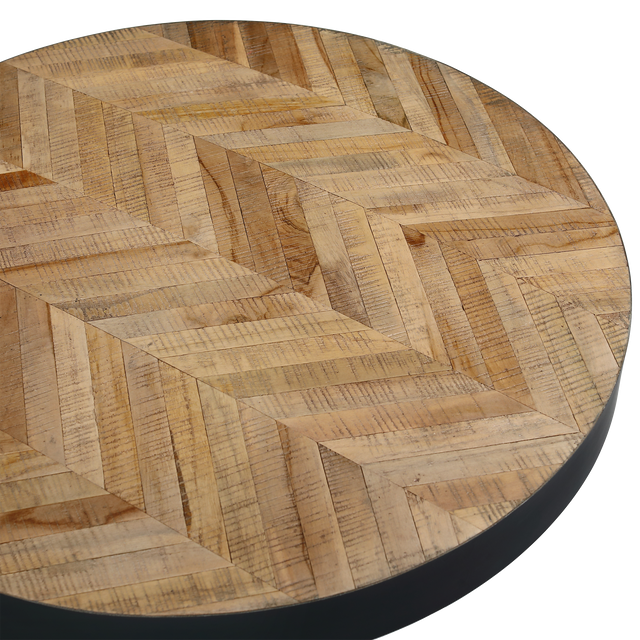 4MURS Table basse FARROW coloris Teck naturel