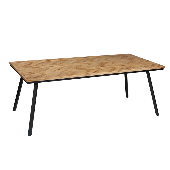 4MURS Table de salle à manger Farrow Teck naturel