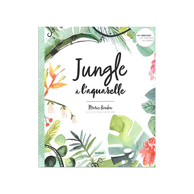 Livre arts JUNGLE A L'AQUARELLE