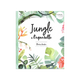 Livre arts Jungle a l'aquarelle Vert