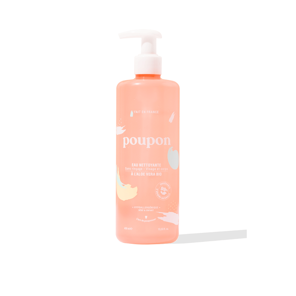 POUPON Soin corps Eau nettoyante visage et corps Orange Fleur d’oranger 500ML