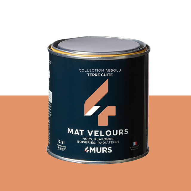 Absolu Peinture Peinture terre cuite Mat 0,5 L