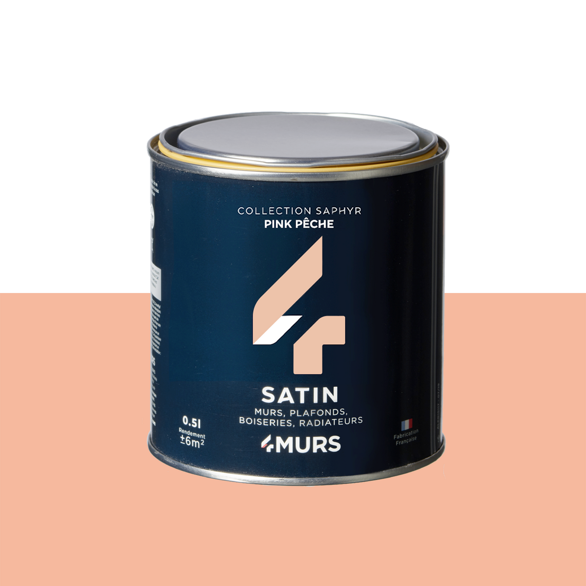 SAPHYR Peinture Saphyr Pink pêche Satiné 0,5L