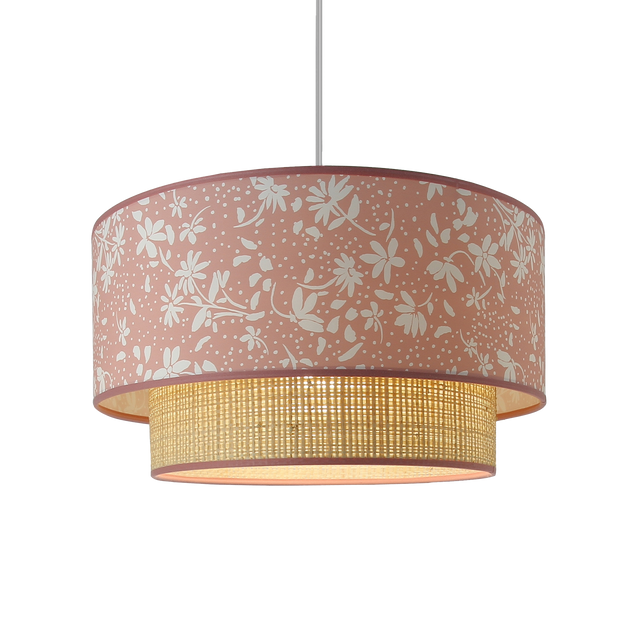 4MURS Suspension ZOÉ coloris rose doux 20 x 38 cm